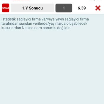 Nesine.com'da Yayımlanan Yanlış Skor Sonucu Yaşadığım Mağduriyet.