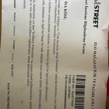 In Street Puma Spor Ayakkabıda Garantiden Kaynaklı Sorun