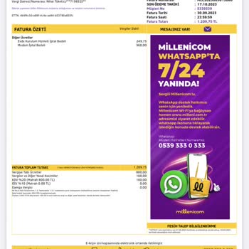 Millenicom İnternet Başvuru İptal