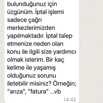 Millenicom İnternet Başvuru İptal