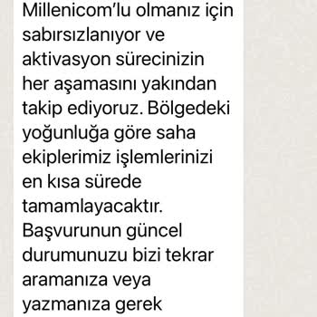 Millenicom İnternet Başvuru İptal