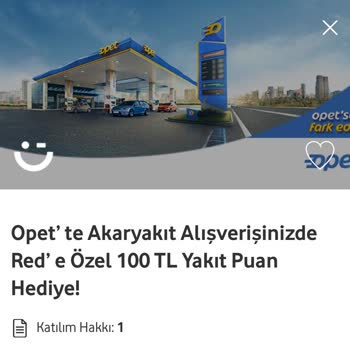 Vodafone Opet Kampanyası Şifre Vermiyor