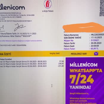 Millenicom Başka Abonede Olana Bile Fatura Kesiyor