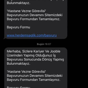 Jooble'dan Sağlık İş Başvurusuyla İlgili Mağduriyetim