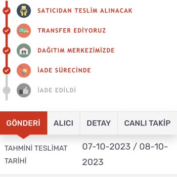 Kargomsende Adrese Gelmeden Sipariş İade Edildi