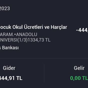 AÖF Kayıt Yenileme Harç Ücreti