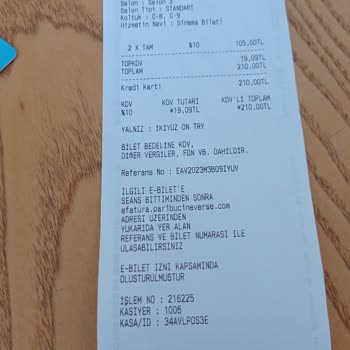 Paribu Cineverse Sinema Bileti Hakkında Sorun