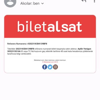 Biletalsat.com Maç Bileti Hala Gelmedi