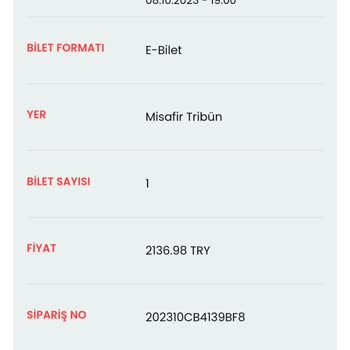 Biletalsat.com Maç Bileti Hala Gelmedi