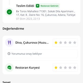 Getir Siparişin Teslim Edilmemesi