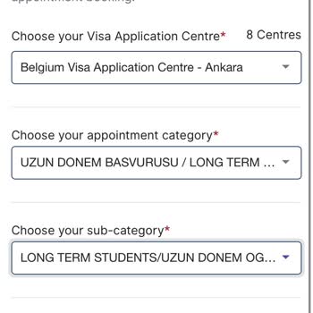 VFS Global VFS D Tipi Vize Randevusu