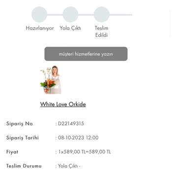 Taze Çiçek (tazecicek.com) Siparişin Teslim Edilmemesi Ve Tarafıma Bilgi Verilmemesi