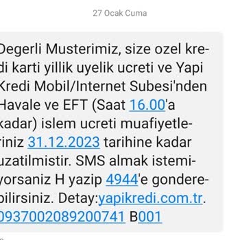 Yapı Kredi Bankası Sözünde Durmuyor