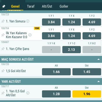 Nesine İlk Yarı 1-1 Durumda Gözüküyordu.