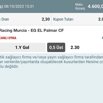 Nesine Tutan Canlı İddiam Tutmadı Gözüküyor