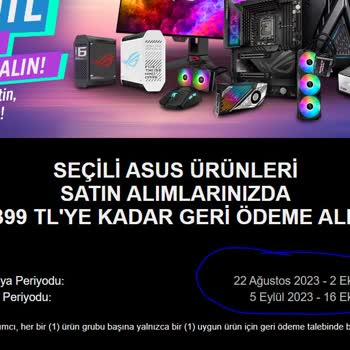 İncehesap Asus Kampanyası Yanlış Fatura