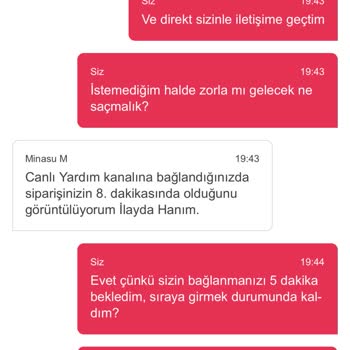 Yemeksepeti Siparişimi Kendi Hatası Yüzünden İptal Etmedi