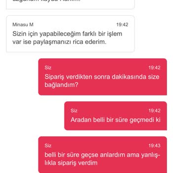Yemeksepeti Siparişimi Kendi Hatası Yüzünden İptal Etmedi