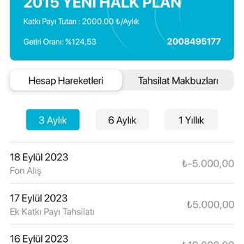 Türkiye Hayat Emeklilik BES Katkı Payı Hesaplaması Sorunu