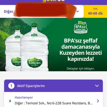 Getir Su Siparişi Hakkında