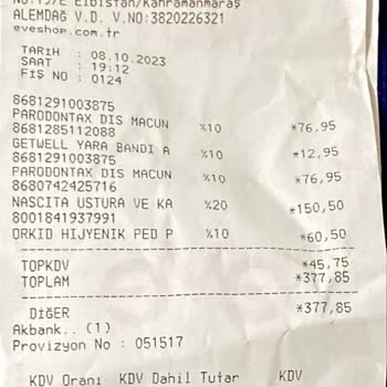 Eve Elbistan Kahramanmaraş Mağazası 2 Saat İçinde Fiyatı Değişen Ürün