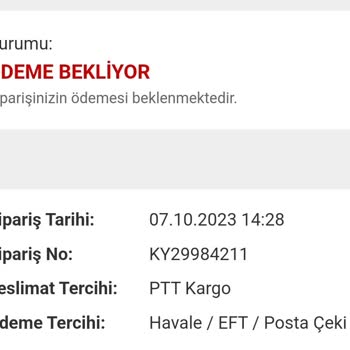 Kitapyurdu ´ödeme Bekleniyor´ Diye Yazıyor Hala