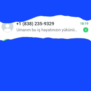 WhatsApp Yabancı Bir Numaradan Mesaj Geliyor