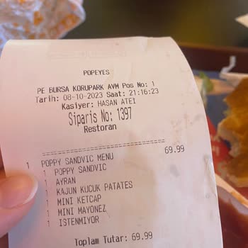 Popeyes Boş Hamburger Veriyor