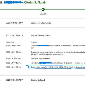 Lenovo Bilgisayar Lenovo Thinkbook Elektrik Kaçağı Ve Karıncalanma Hissi