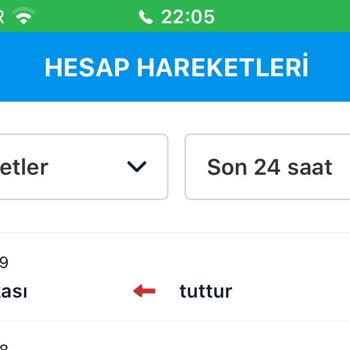 Tuttur Param Hesabıma Geçmedi