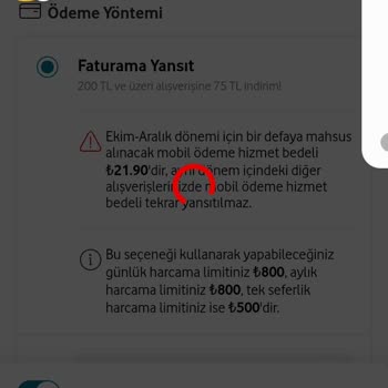 Vodafone Her Şey Yanımda Uygulama Hatası