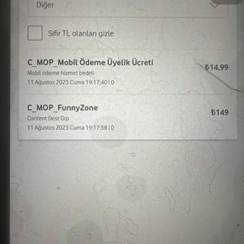 Vodafone İzinsiz Funnyzone Aboneliği