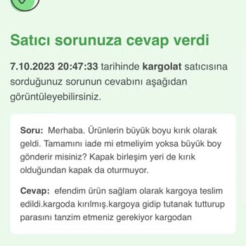 Hepsiburada Kırık Ürün Ve Satıcının Usulsüz Yaklaşımı