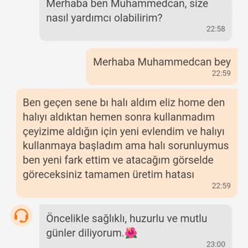 Eliz Home Trendyol'dan Aldığım Halı Sökülmeye Başladı.