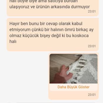 Eliz Home Trendyol'dan Aldığım Halı Sökülmeye Başladı.