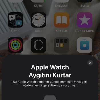 Apple Watch Se Yazılım Güncelleme Sorunu