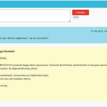 THY Kırdığı Valizimin Ödemesini Yapmıyor