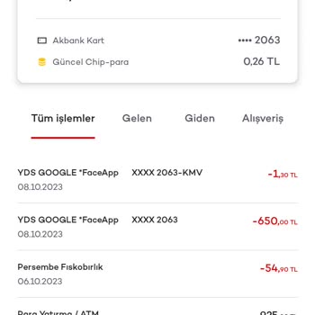 FaceApp Paramın İade Olmasını İstiyorum