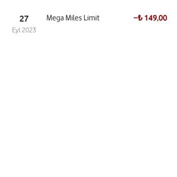 Mega Miles Abonelik İptali İçin