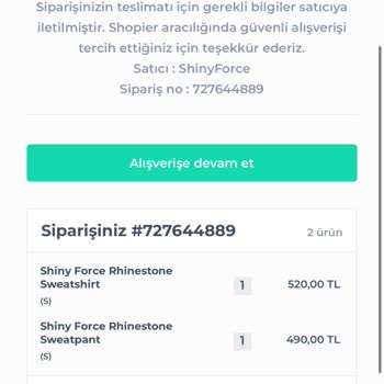 Shopier Sipariş İptali İstiyorum