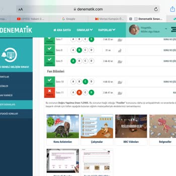 Morpa Kampüs Denemedik Sınavda Yanlış Puan