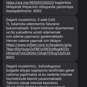 Millenicom Adıyaman'ın Merkezinde İnternet Sıkıntısı Yaşıyorum İlgilenen Yok