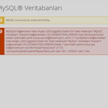 Cenuta Hosting Pişmanlıktır, Tüm Sitelerim Kapanıyor