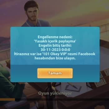 101 Okey Vip Hesaplarımızın Ban Yemesi