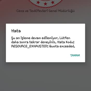 Adalet Bakanlığı E Görüş Hata Veriyor
