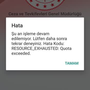 Adalet Bakanlığı E Görüş Uygulaması Hata Veriyor