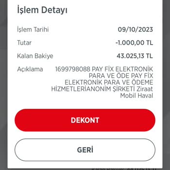 PayFix Yanlış Para Gönderimi