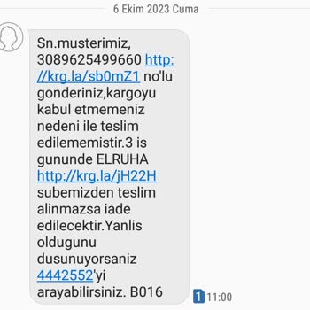 Aras Kargo Kargo Teslim Sorunu