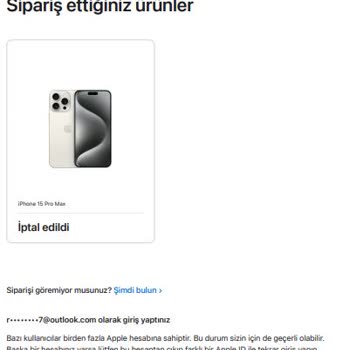 iPhone İade Yapmıyor