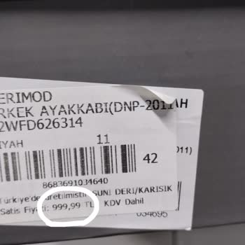 Derimod Etiket Kasa Uyuşmazlığı